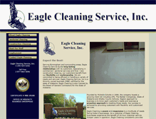 Tablet Screenshot of eaglecleaningservice.com